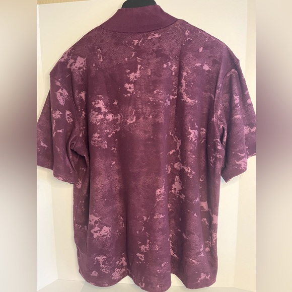 Under Armour Journey Stretch Short Sleeve 1/4 zip Terry Jacquard Jersey Knit Top - Picture 5 of 16